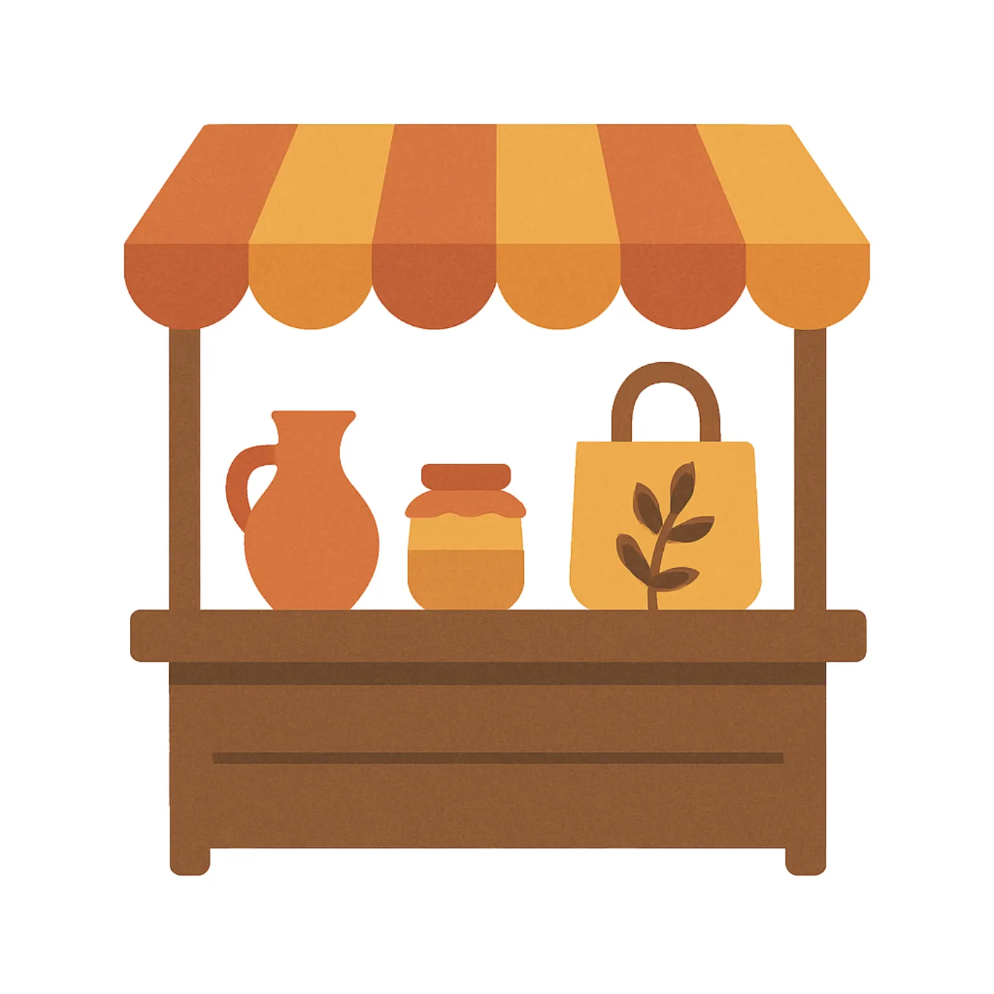 Marché de produits artisanaux